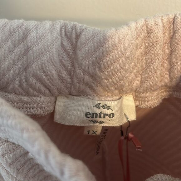 Entro Quilted Cream Pants size 1x nwt - Picture 4 of 7